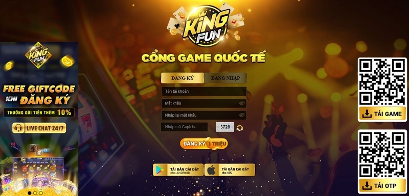 Đăng ký Kingfun